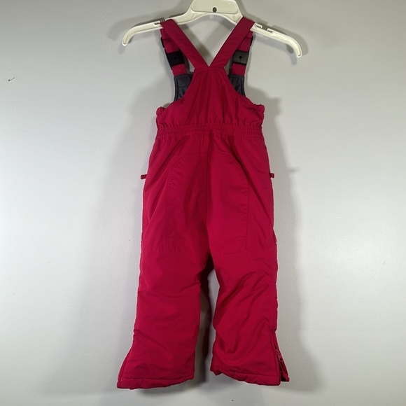 Lands’ End Squall Kids Grow A Longs Snow Bibs Snowsuit Overalls Size 3T - Picture 4 of 5
